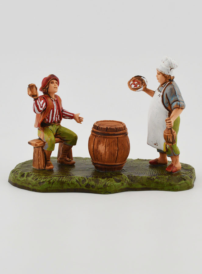 Figura de 'Posadero y cliente' - 6cm (pic 1)