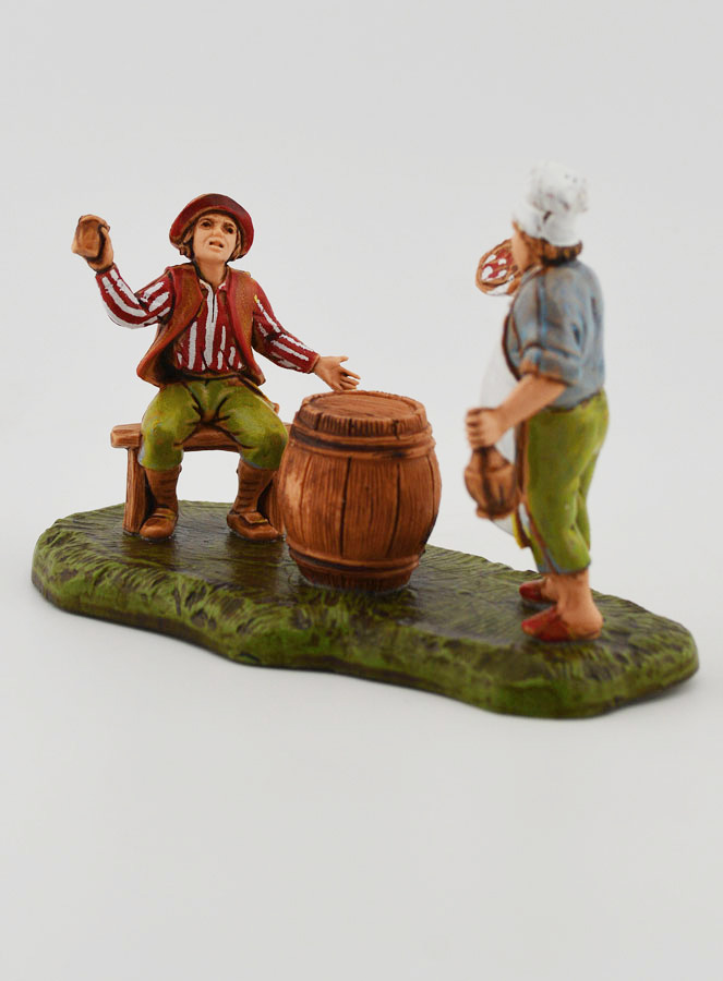 Figura de 'Posadero y cliente' - 6cm (pic 3)