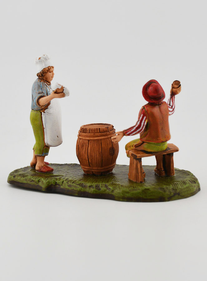 Figura de 'Posadero y cliente' - 6cm (pic 4)