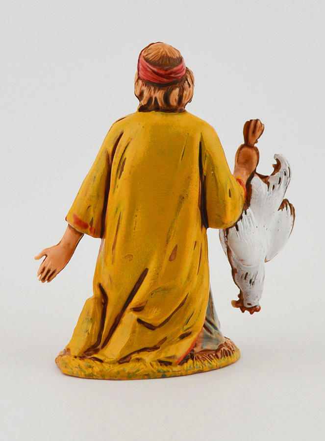 Figura de hombre con un pollo - 6 cm (pic 4)