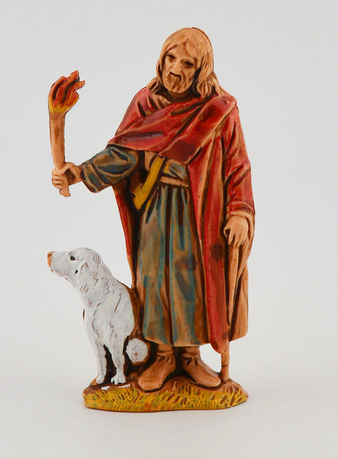 Figura de belén 'Vigilante con su perro' - 6 cm (pic 1)