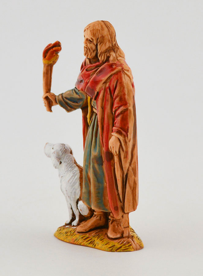 Figura de belén 'Vigilante con su perro' - 6 cm (pic 2)