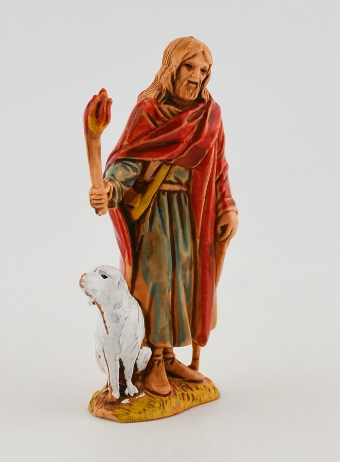 Figura de belén 'Vigilante con su perro' - 6 cm (pic 3)