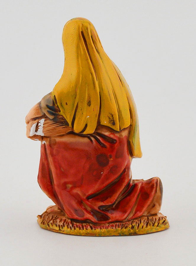 Figura de lavandera con cesta de ropa - 6 cm (pic 4)