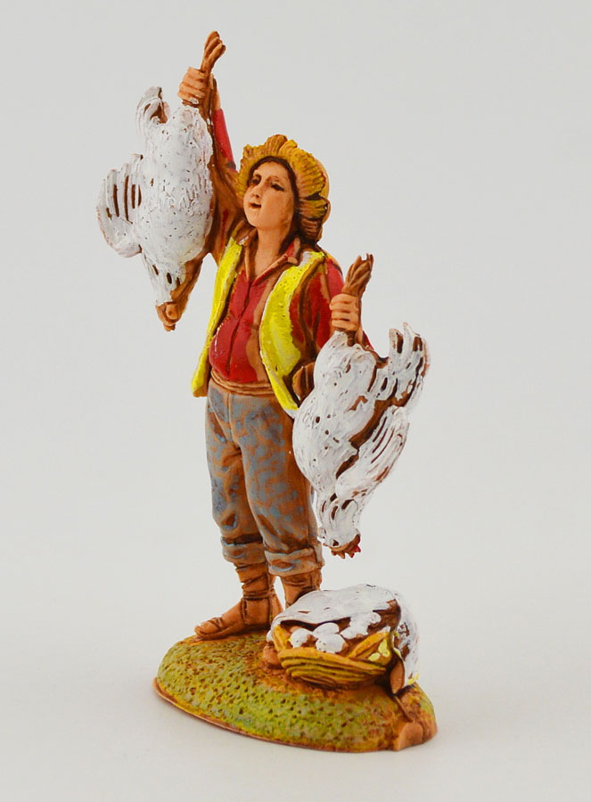 Figura de vendedor de pollos - 6 cm (pic 2)