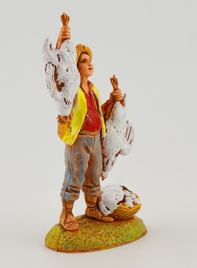 Figura de vendedor de pollos - 6 cm (pic 3)