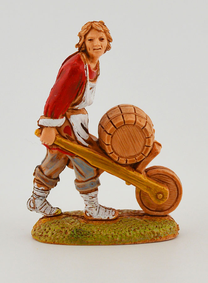 Figura de tonelero y su carro - 6 cm (pic 1)