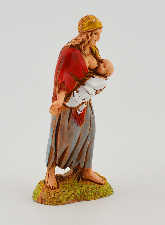 Figura de mujer amamantando - 6 cm (pic 3)