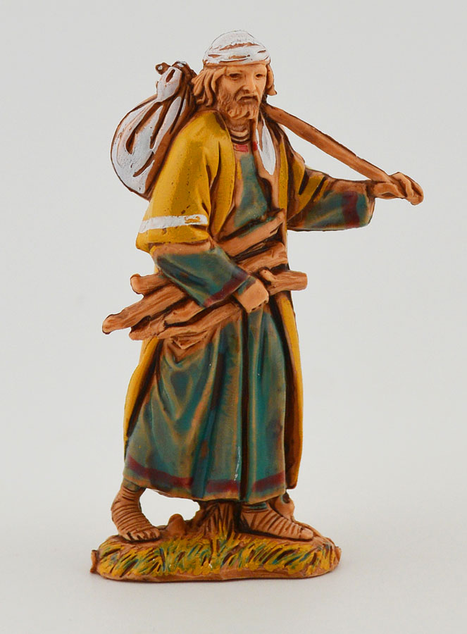 Figura de belén 'Viajero recolector de leña' - 6 cm (pic 1)