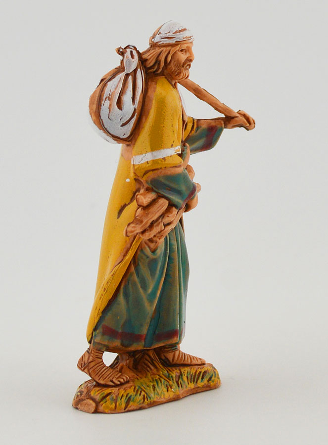 Figura de belén 'Viajero recolector de leña' - 6 cm (pic 3)