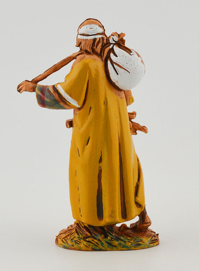Figura de belén 'Viajero recolector de leña' - 6 cm (pic 4)