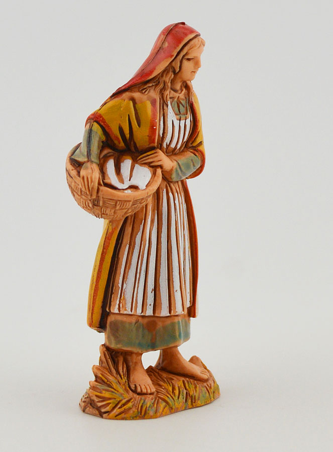 Figura de belén 'Mujer con cesta de ropa' - 6 cm (pic 3)