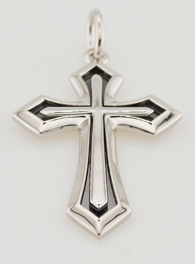 Colgante de cruz gótica - 4 cm (pic 2)