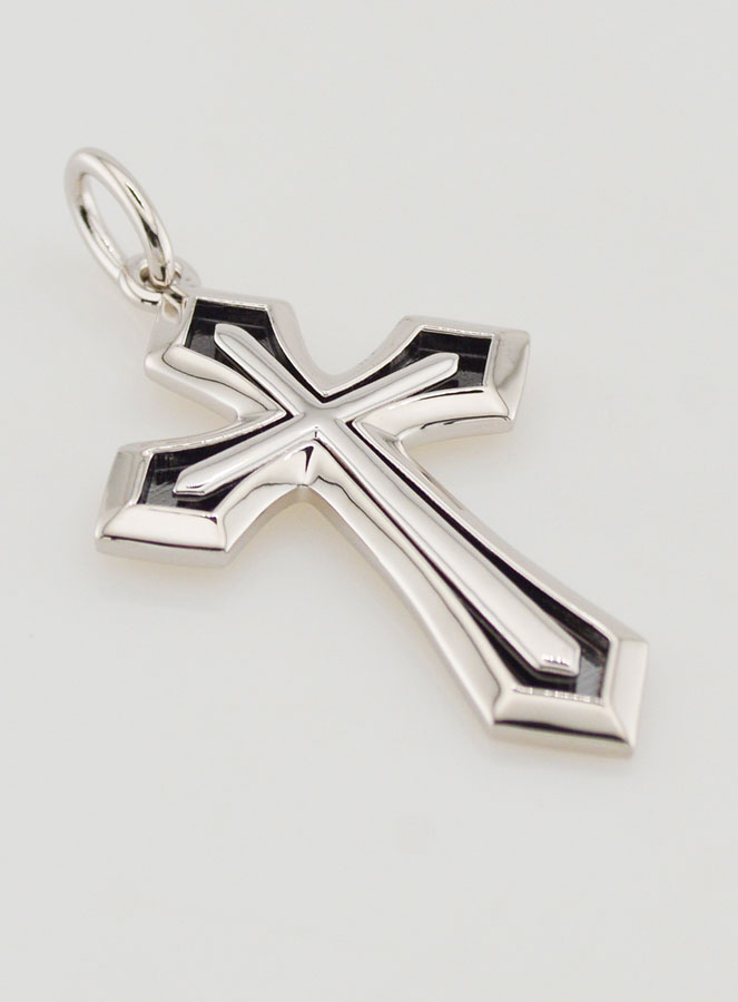 Colgante de cruz gótica - 4 cm (pic 3)
