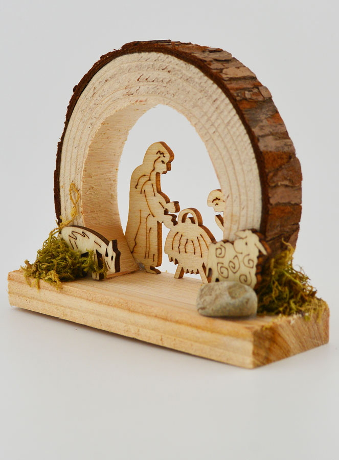 Nacimiento de madera natural - Redondo (pic 2)