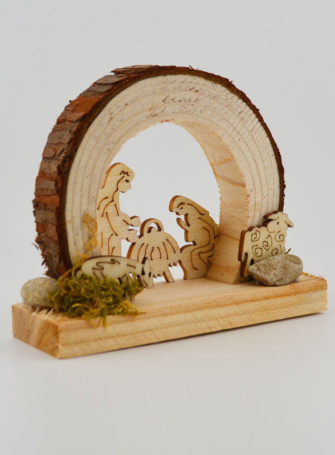 Nacimiento de madera natural - Redondo (pic 3)