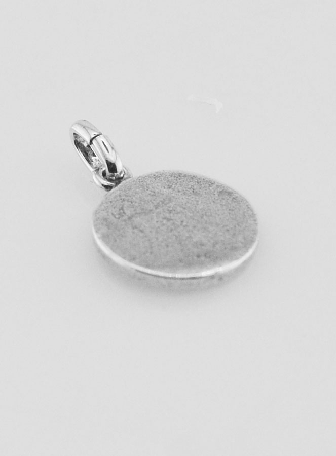 Medalha São Miguel Arcanjo em Prata 925 Banhada - 12mm (pic 4)