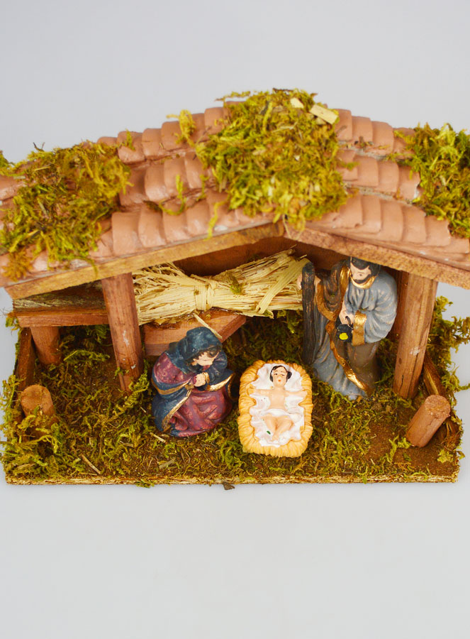 Presépio de Natal Cena da Natividade 3 Figuras Provençais - 15cm (pic 2)