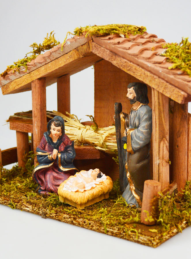 Presépio de Natal Cena da Natividade 3 Figuras Provençais - 15cm (pic 3)