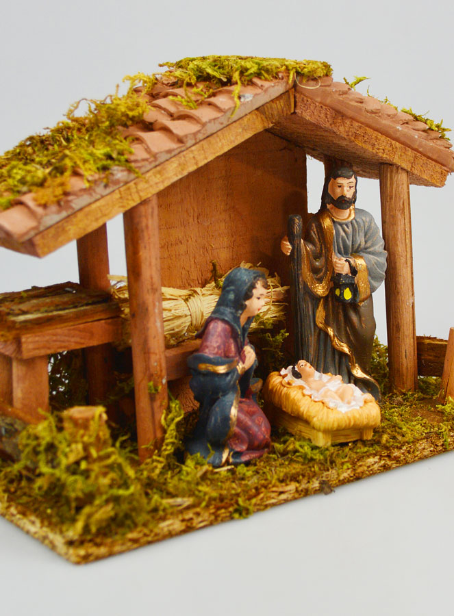 Presépio de Natal Cena da Natividade 3 Figuras Provençais - 15cm (pic 4)