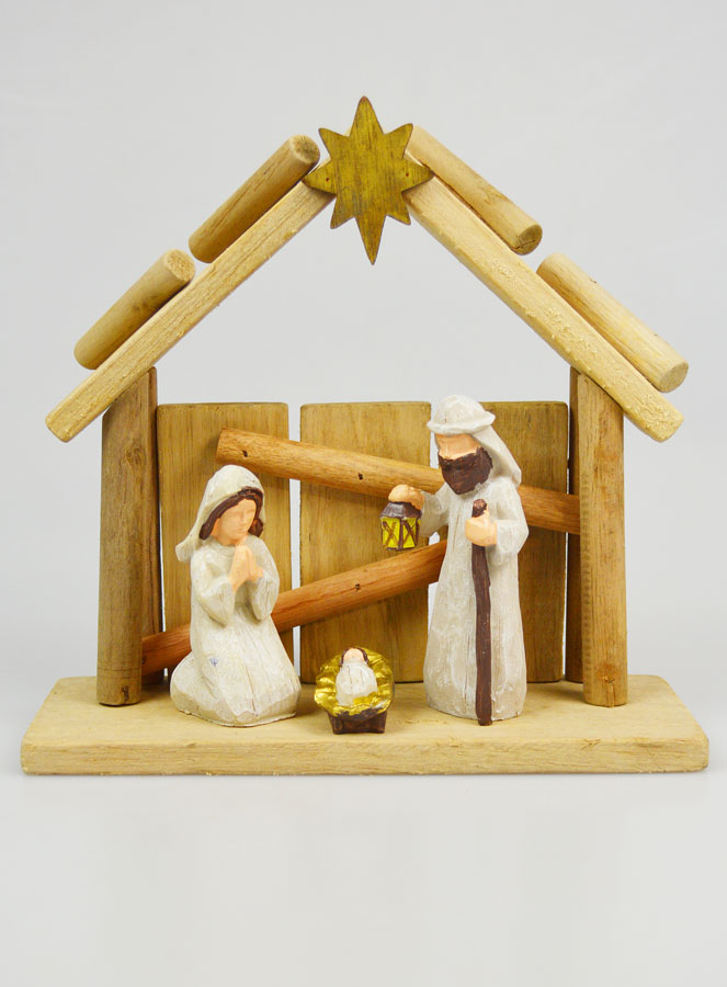 Presépio de Natal Natividade Esculpida - 20cm (pic 1)