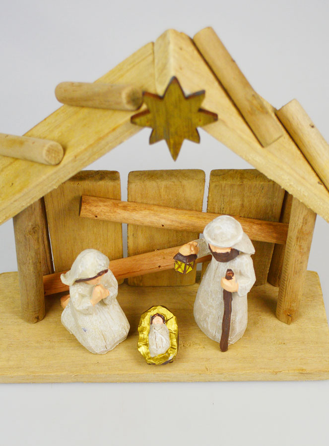 Presépio de Natal Natividade Esculpida - 20cm (pic 2)