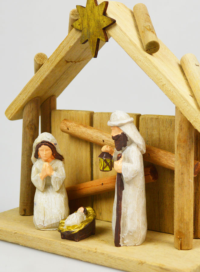 Presépio de Natal Natividade Esculpida - 20cm (pic 4)