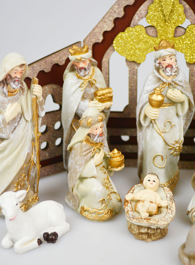 Presépio de Natal Cena 11 Figuras Provençais - 25cm (pic 3)