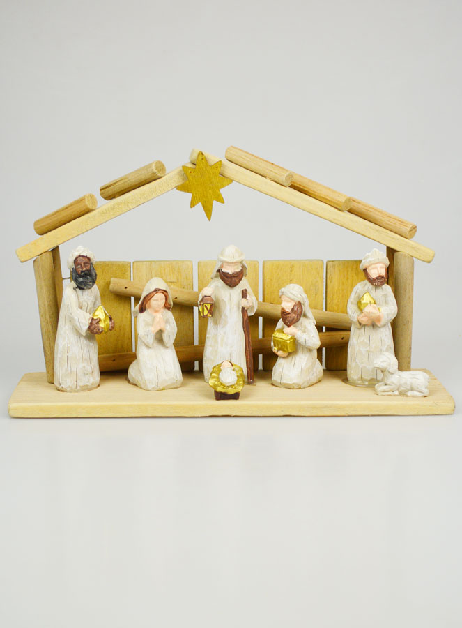 Presépio de Natal Cena 7 Figuras Provençais - 30cm (pic 1)