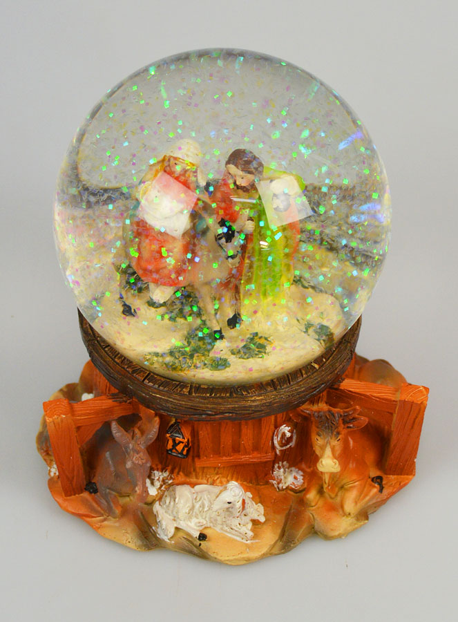 Presépio de Natal Bola de Vidro 10cm - Natividade (pic 2)