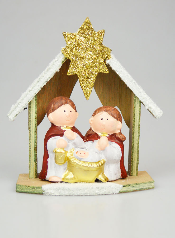 Presépio de Natal Natividade em Grés - 15cm (pic 1)