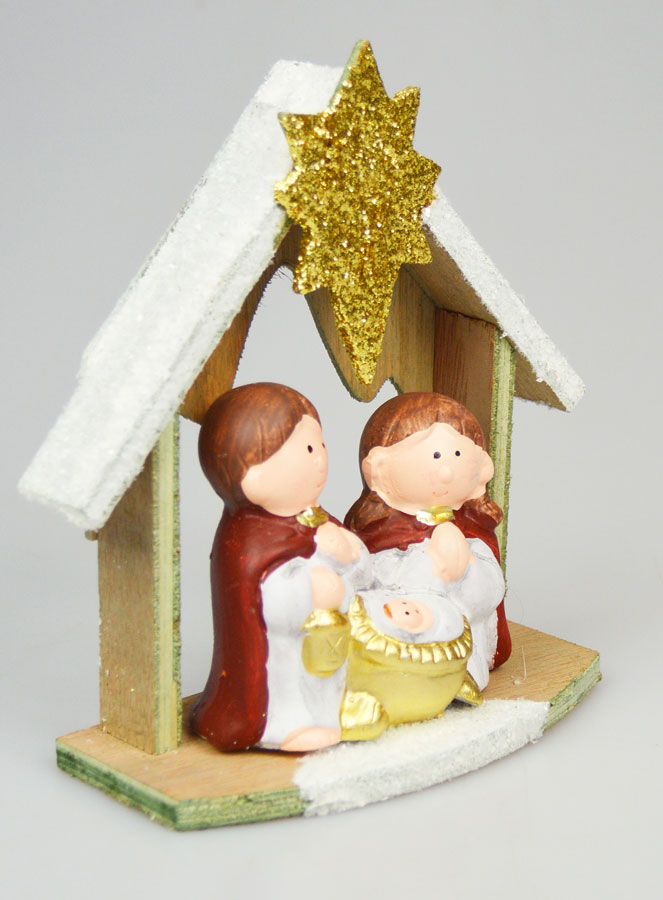 Presépio de Natal Natividade em Grés - 15cm (pic 3)