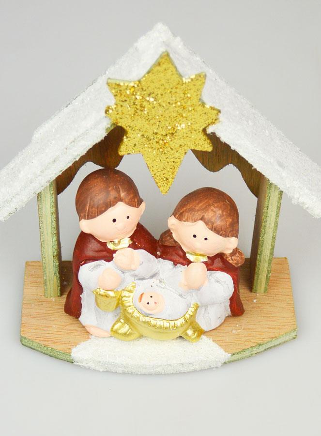 Presépio de Natal Natividade em Grés - 15cm (pic 4)