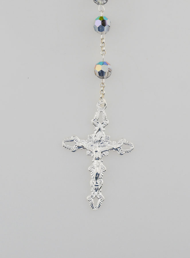 Rosario Cristal Plata Maciza (pic 3)