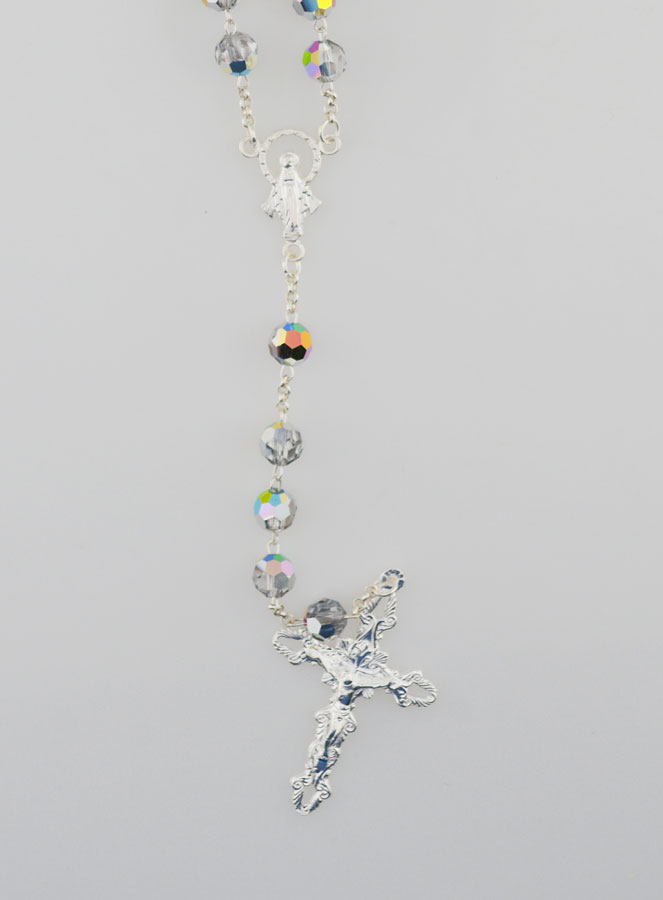 Rosario Cristal Plata Maciza (pic 4)