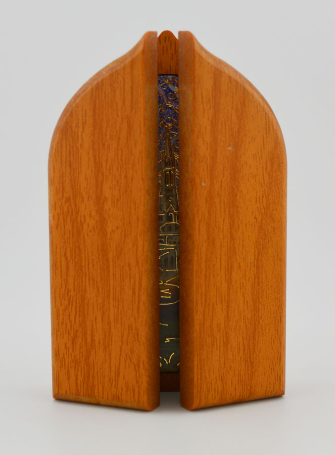 Icono Tríptico de Lourdes de Madera (pic 4)