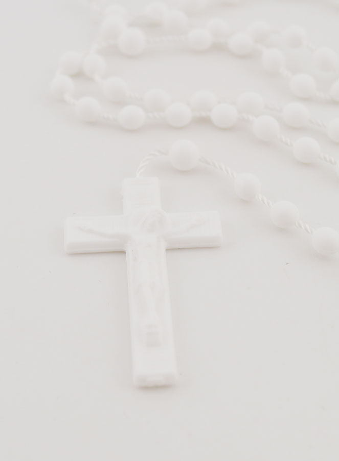 Rosario Plástico Blanco (pic 3)
