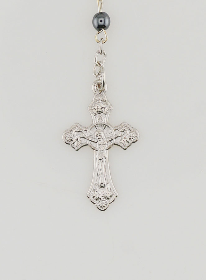 Collar Rosario Negro de Lourdes (pic 3)