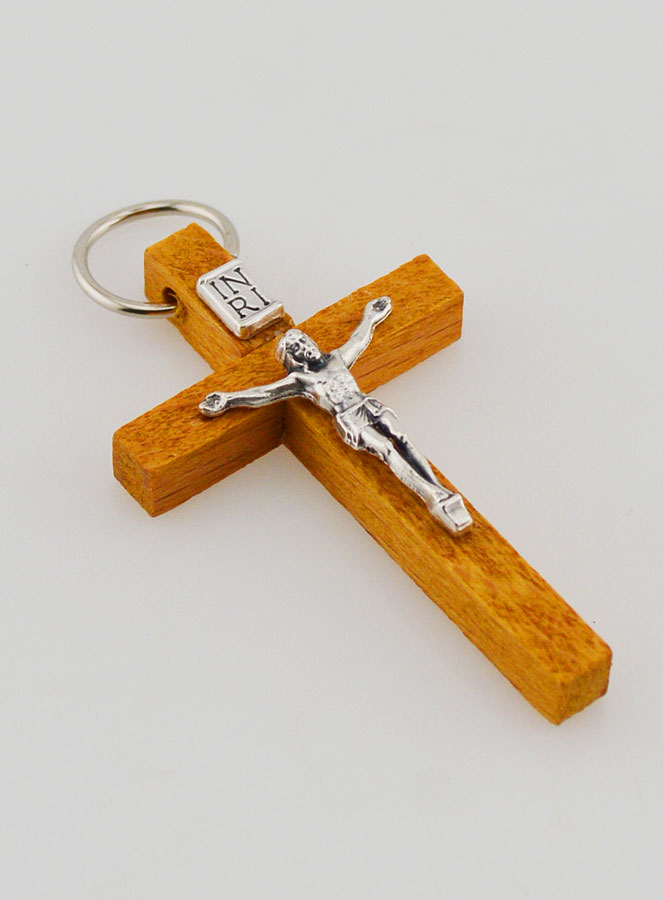 Pendiente Cruz para Primera Comunión Cristo de Madera (pic 3)