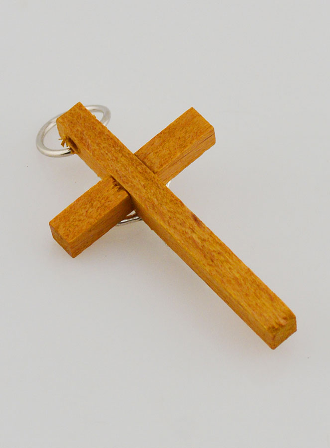 Pendiente Cruz para Primera Comunión Cristo de Madera (pic 4)
