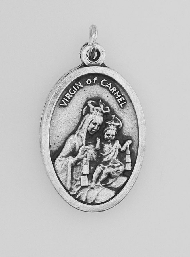 Medalha Religiosa do Escapulário Prateada (pic 3)