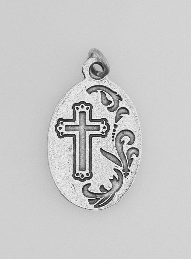 Medalla Religiosa de Nuestra Señora de Fátima Plateada (pic 3)
