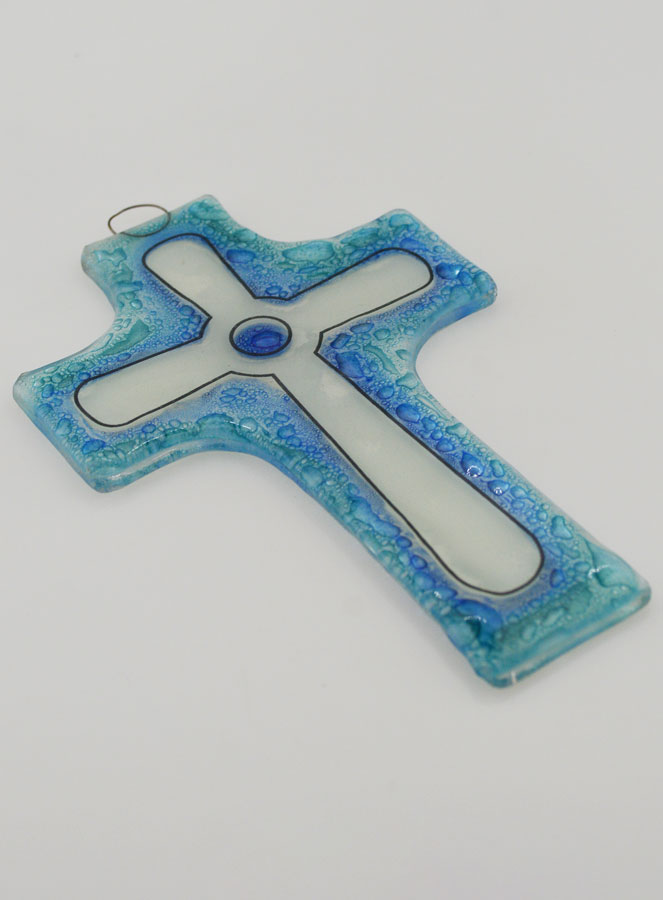 Cruz de Comunión Artesanal de Vidrio (pic 3)