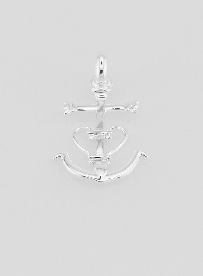 Colgante Cruz De Camarga de Plata 23 mm (pic 2)