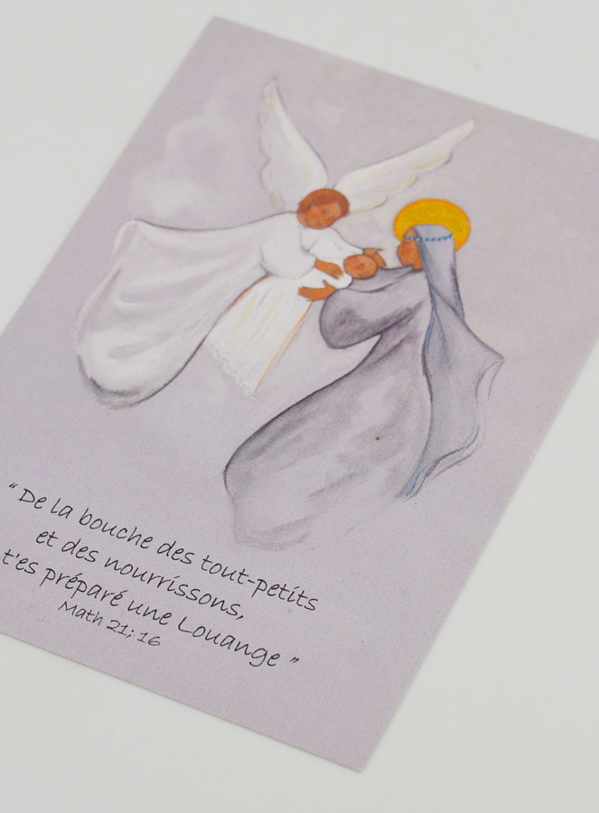 Estampa de Bautizo María y el Ángel (pic 4)