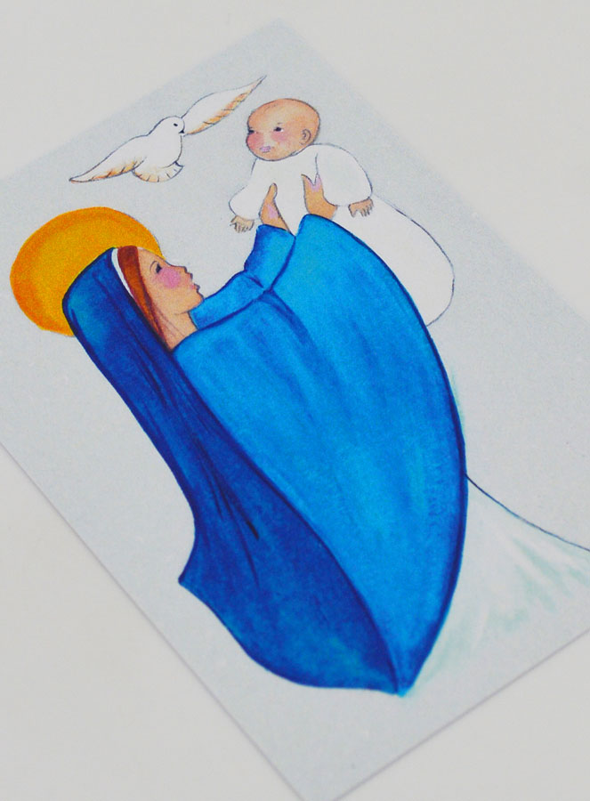 Cartão de Baptismo – Consagração a Maria (pic 3)