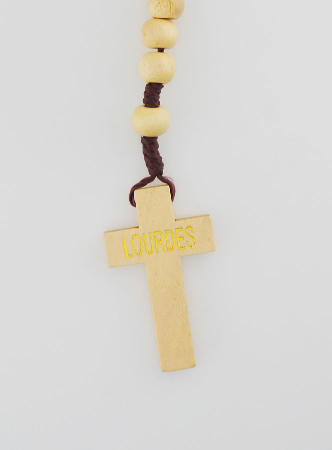 Rosario Madera Santa Bernadette 6 Decenas (pic 3)