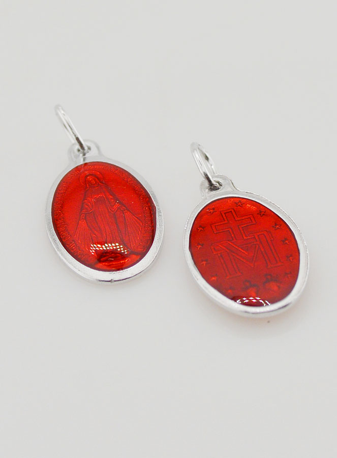 Medalla Milagrosa Roja - 19 mm (pic 2)