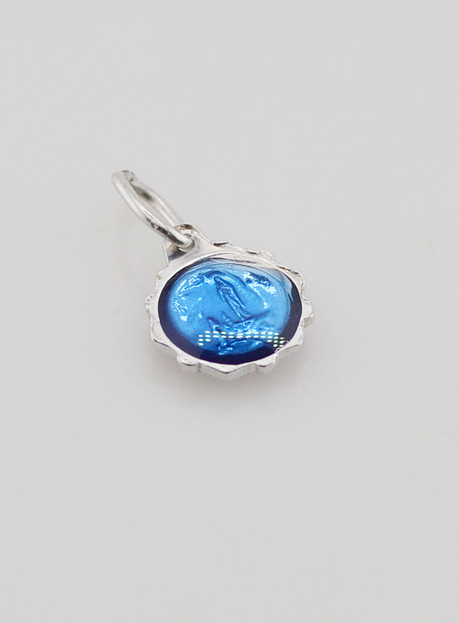 Medalla Virgen María - Azul (pic 4)
