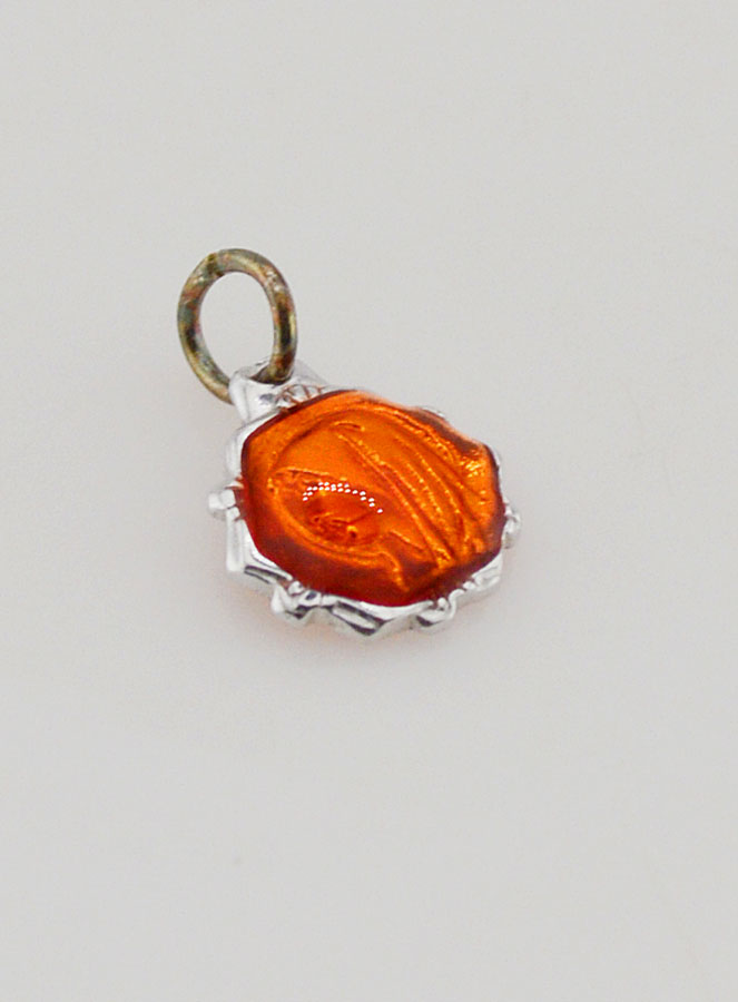 Medalla Virgen María 8mm - Anaranjada (pic 3)